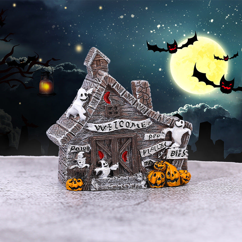 Wholesale house resin ornaments simulation bat miniature model decoration accessories
